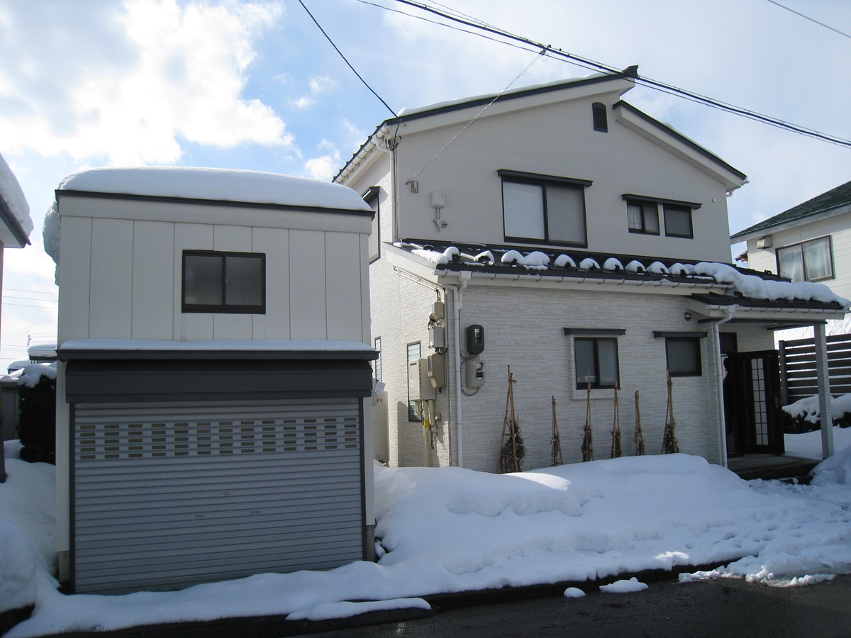 融雪屋根外観